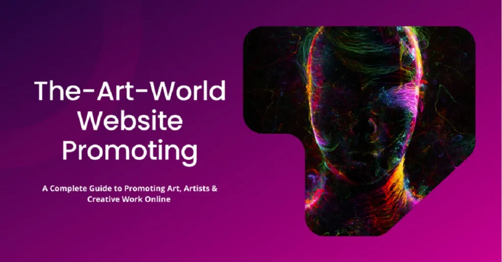 the-art-world website promoting
